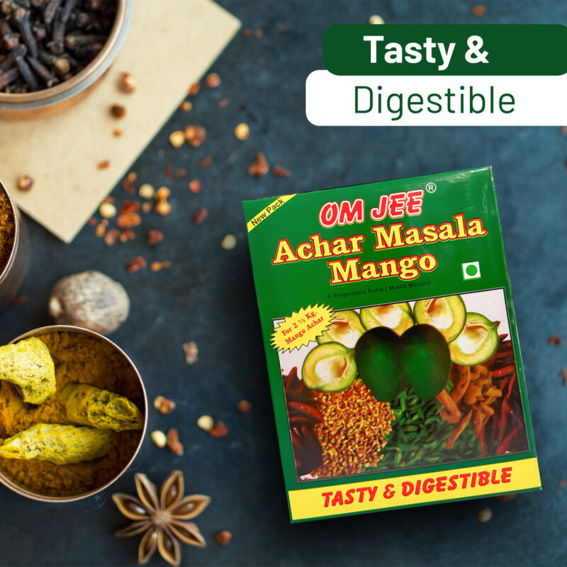 Om jee Achar masala mango 500gm - Image 3