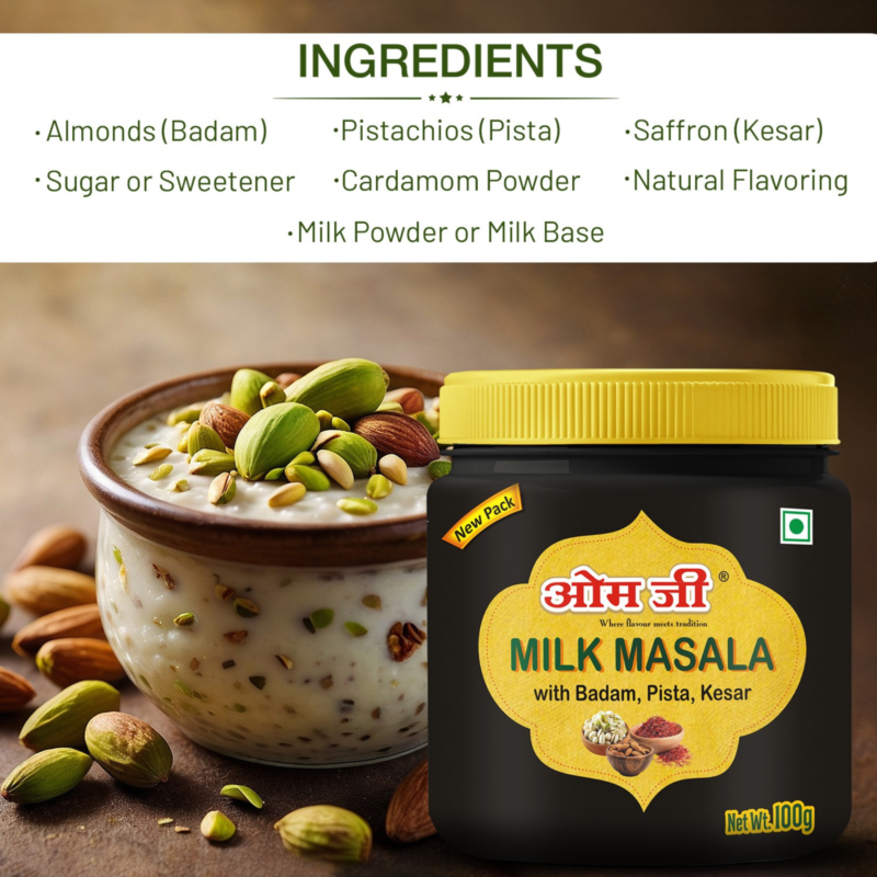 Om jee milk masala 100gm - Image 4