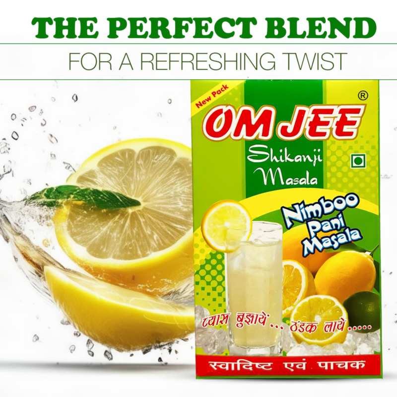 Om jee nimboo pani masala 100gm - Image 3