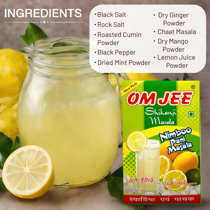 Om jee nimboo pani masala 100gm - Image 4