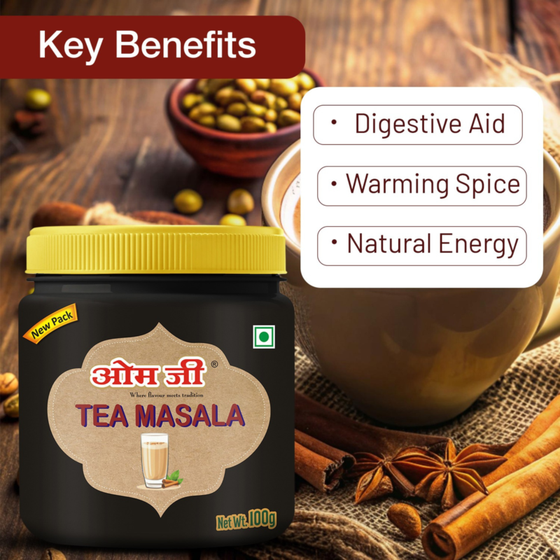 Om jee Tea masala 100gm - Image 6